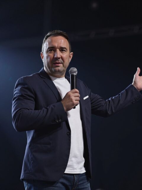 Christian Gottschling bei einem Vortrag über Leerstand und Kosten geerbter Immobilien
